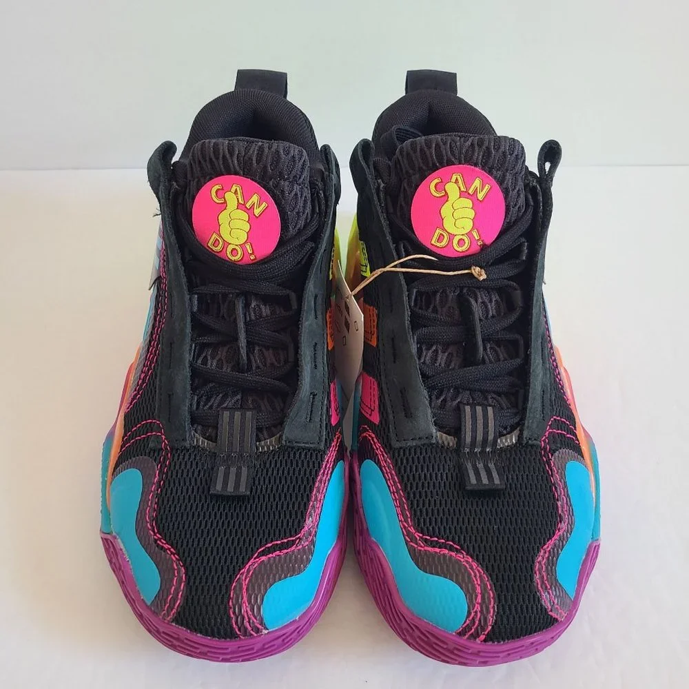 NEW Adidas Womens Exhibit B Candace Parker Basketball Shoes GZ9565 Size 10 Black - Picture 2 of 8